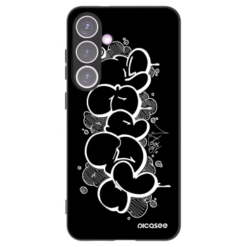 Picasee silikónový čierny obal pre Samsung Galaxy S24+ S926B 5G - Throw UP