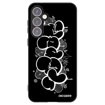 Picasee silikónový čierny obal pre Samsung Galaxy S23 FE S711B - Throw UP