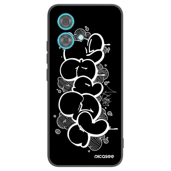 Picasee silikónový čierny obal pre Motorola Edge 40 Neo - Throw UP