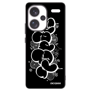 Picasee silikónový čierny obal pre Xiaomi Redmi Note 13 Pro+ 5G - Throw UP