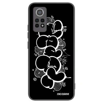 Picasee silikónový čierny obal pre Xiaomi Redmi Note 12 Pro 4G - Throw UP