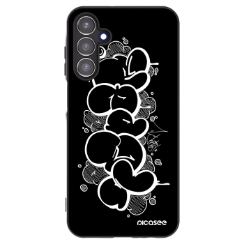 Picasee silikónový čierny obal pre Samsung Galaxy A15 A155F 4G - Throw UP