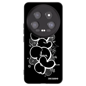 Picasee silikónový čierny obal pre Xiaomi 14 Ultra - Throw UP