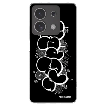 Picasee silikónový prehľadný obal pre Xiaomi Redmi Note 13 4G - Throw UP