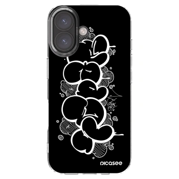 Picasee silikónový prehľadný obal pre Apple iPhone 16 - Throw UP
