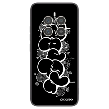 Picasee silikónový čierny obal pre Realme 12 Pro 5G - Throw UP