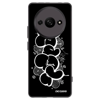 Picasee silikónový čierny obal pre Xiaomi Redmi A3 - Throw UP