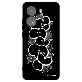Picasee silikónový čierny obal pre Xiaomi Poco X7 - Throw UP
