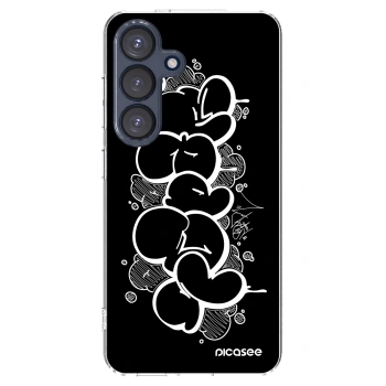 Picasee silikónový prehľadný obal pre Samsung Galaxy S25 5G - Throw UP