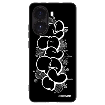 Picasee silikónový čierny obal pre Xiaomi Poco X7 Pro 5G - Throw UP