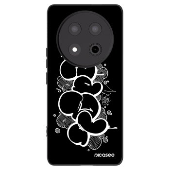 Picasee silikónový čierny obal pre Honor Magic7 Lite 5G - Throw UP