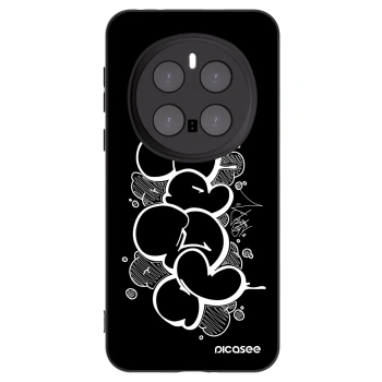 Picasee silikónový čierny obal pre Honor Magic7 Pro 5G - Throw UP