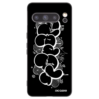 Picasee silikónový čierny obal pre Google Pixel 8 Pro - Throw UP