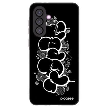 Picasee silikónový čierny obal pre Samsung Galaxy A36 5G - Throw UP