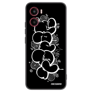 Picasee silikónový čierny obal pre Motorola Moto G05 - Throw UP