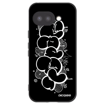 Picasee silikónový čierny obal pre Google Pixel 9a - Throw UP