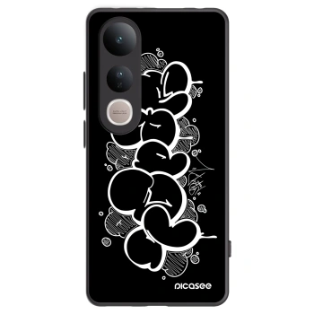 Picasee silikónový čierny obal pre Vivo V50 Lite 5G - Throw UP