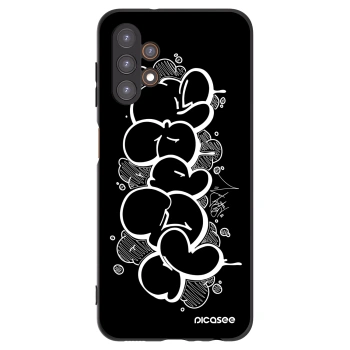 Picasee silikónový čierny obal pre Samsung Galaxy A13 5G - Throw UP