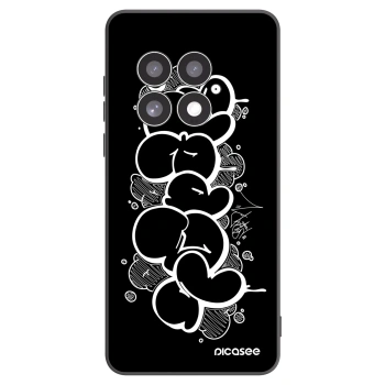 Picasee silikónový čierny obal pre OnePlus 13 5G - Throw UP