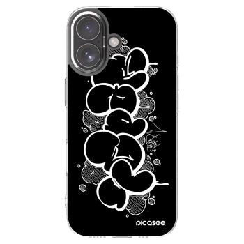 Picasee silikónový prehľadný obal pre Apple iPhone 17 - Throw UP