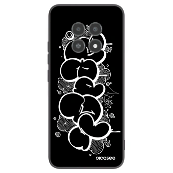 Picasee silikónový čierny obal pre Realme 12X - Throw UP