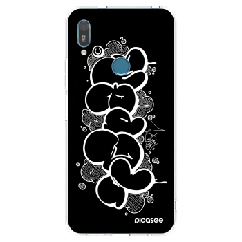 Picasee silikónový prehľadný obal pre Huawei Y6 2019 - Throw UP