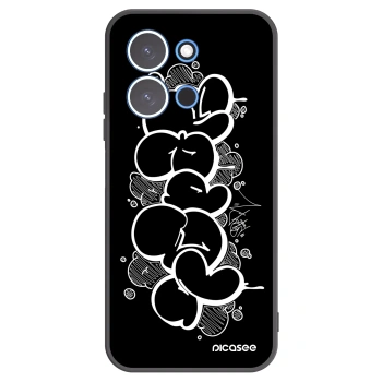 Picasee silikónový čierny obal pre Xiaomi Redmi 15C 4G - Throw UP