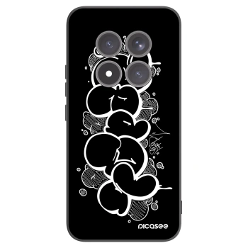 Picasee silikónový čierny obal pre Xiaomi Redmi Note 15 Pro+ - Throw UP