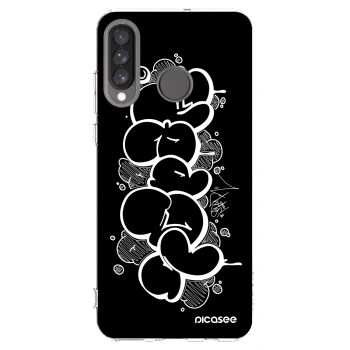 Picasee silikónový prehľadný obal pre Huawei P30 Lite - Throw UP
