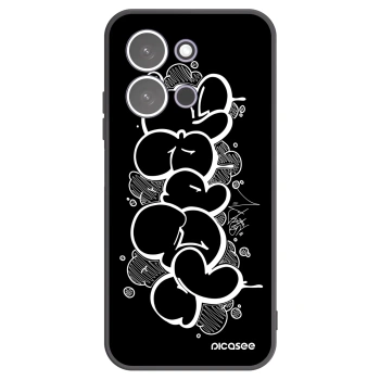 Picasee silikónový čierny obal pre Xiaomi Redmi 15C 5G - Throw UP