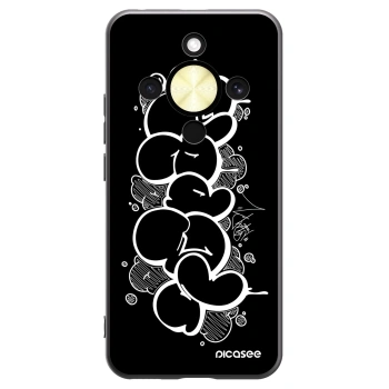 Picasee silikónový čierny obal pre Honor Magic8 Lite 5G - Throw UP