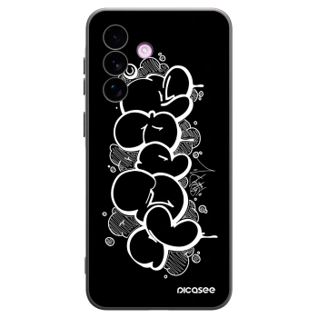 Picasee silikónový čierny obal pre Samsung Galaxy A57 5G - Throw UP