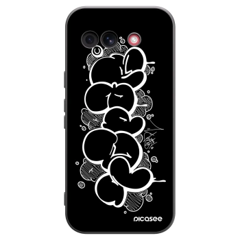 Picasee silikónový čierny obal pre Google Pixel 10a - Throw UP