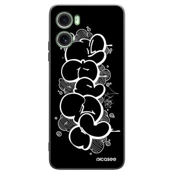 Picasee silikónový čierny obal pre Motorola Moto G06 - Throw UP