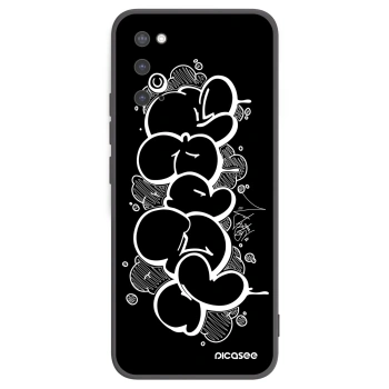 Picasee silikónový čierny obal pre Samsung Galaxy S20 G980F - Throw UP