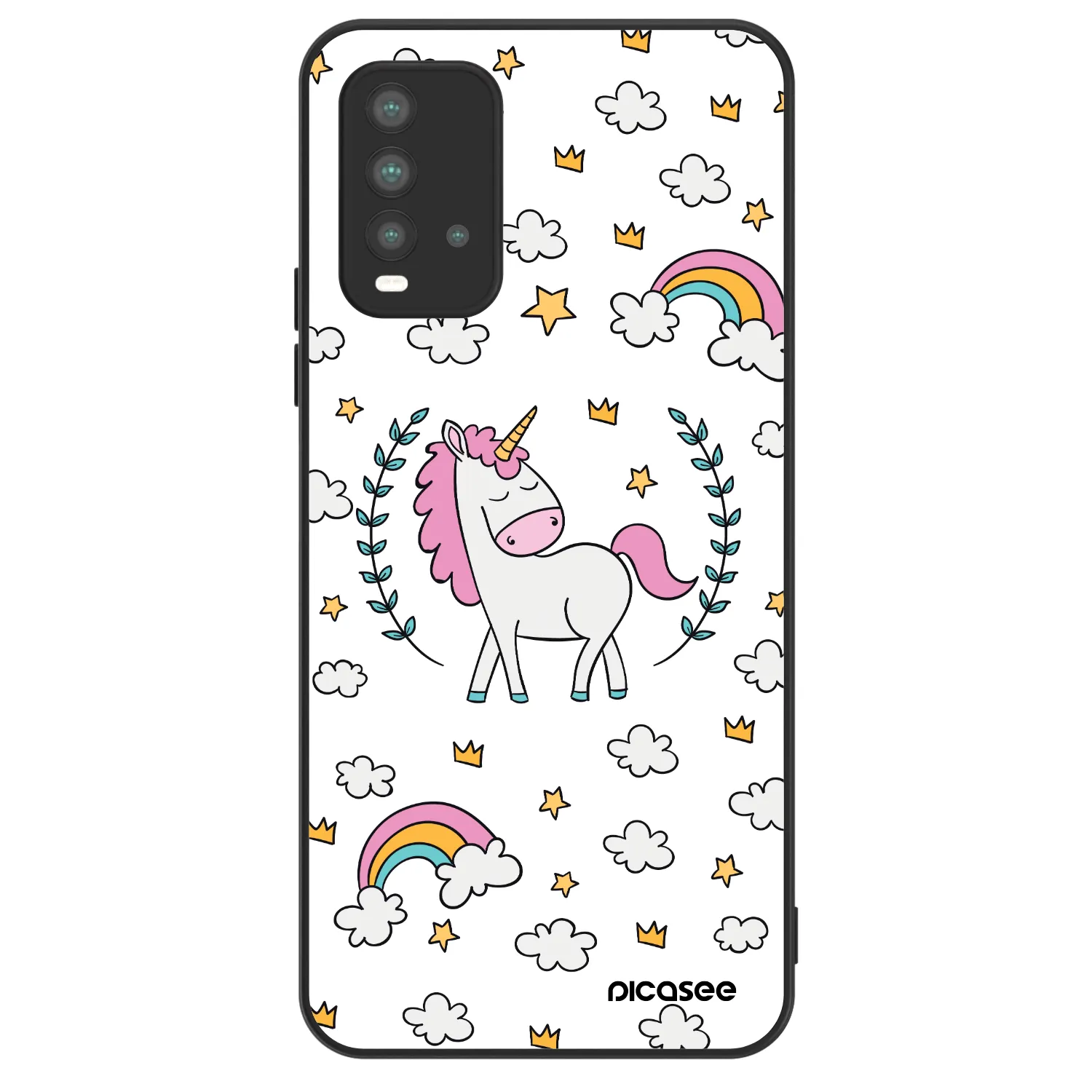 Picasee ULTIMATE CASE pro Xiaomi Redmi 9T - Unicorn hviezdne nebo