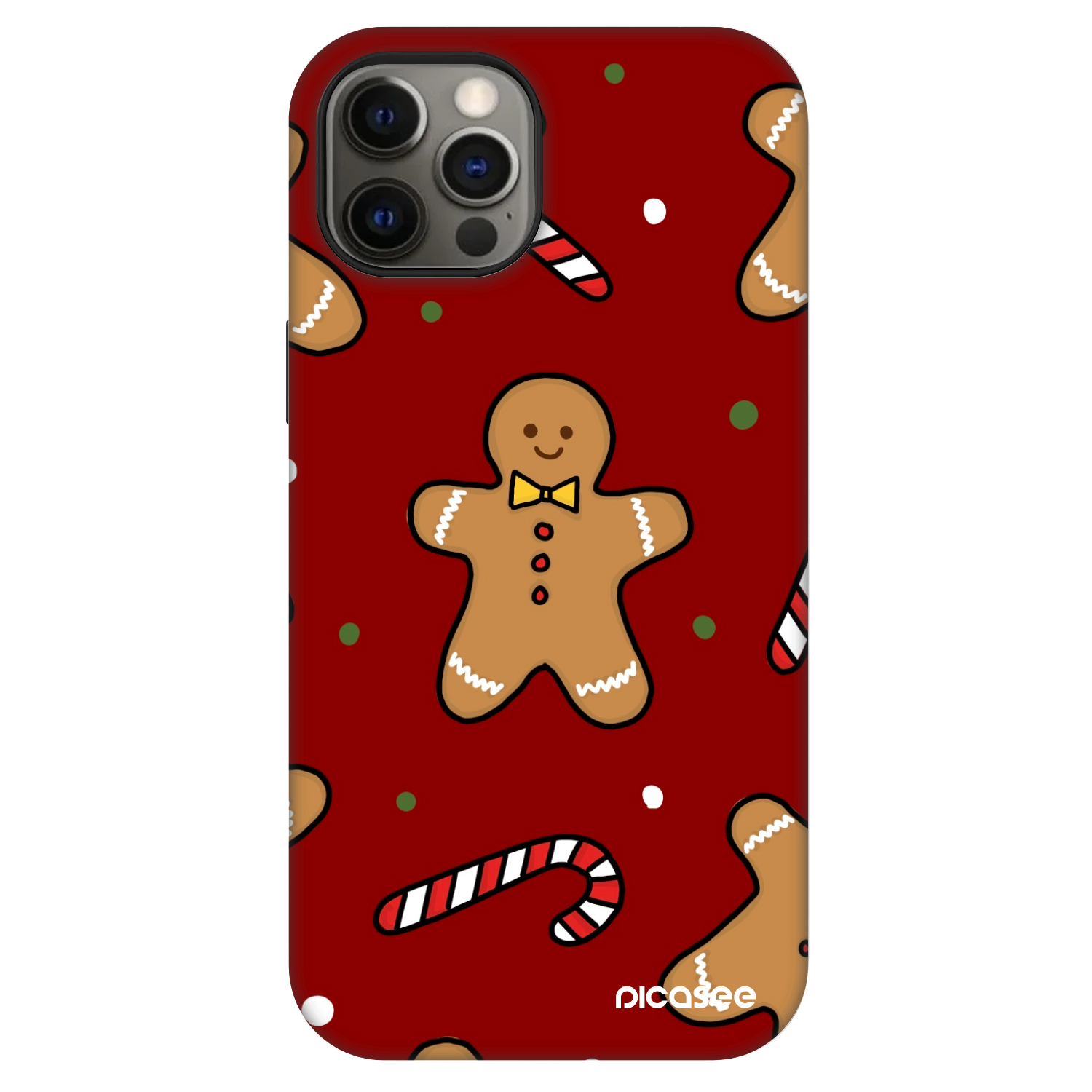 Picasee Fashion Case MagSafe pre Apple iPhone 12 Pro - Gingerbread 2