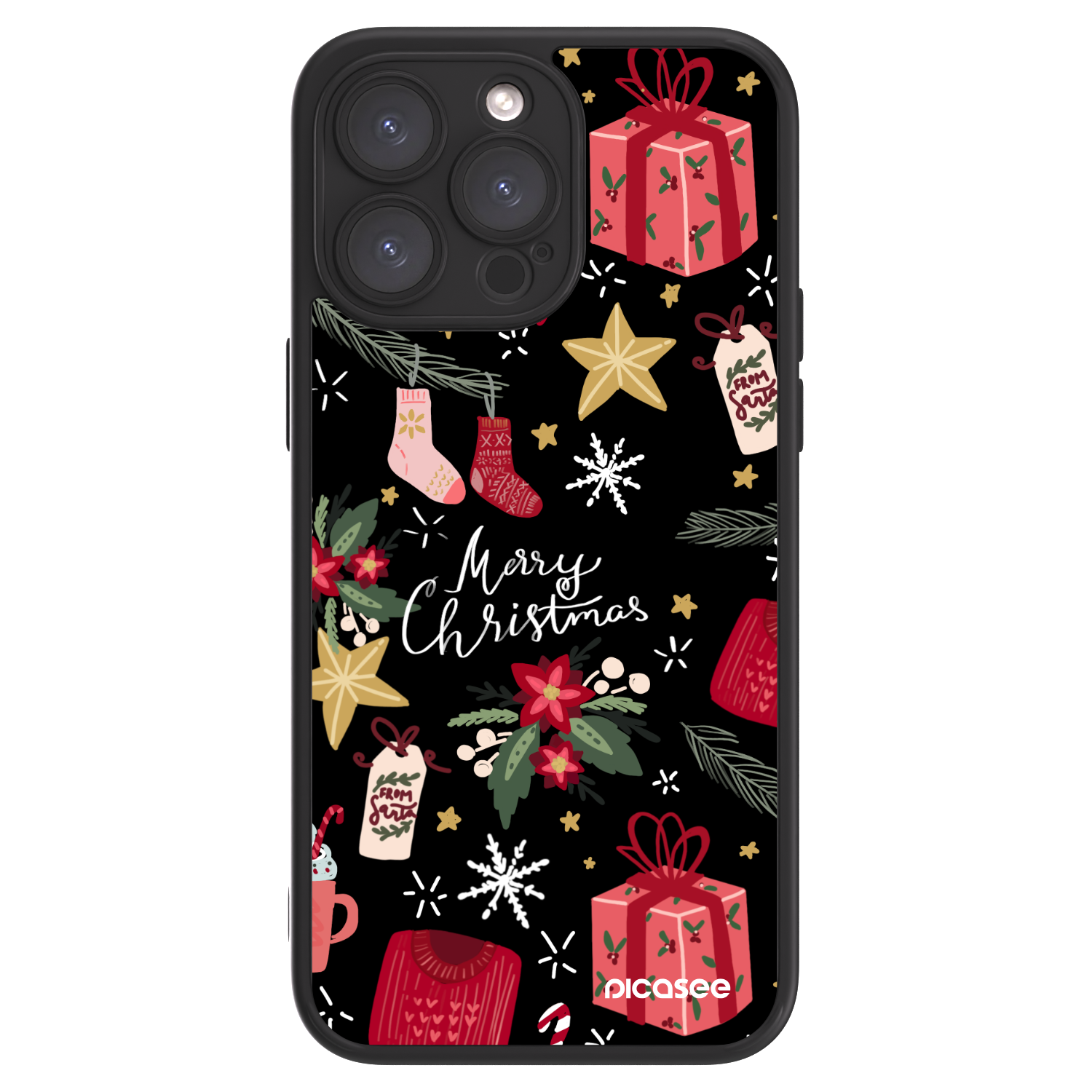 Picasee ULTIMATE CASE MagSafe pro Apple iPhone 15 Pro Max - Christmas