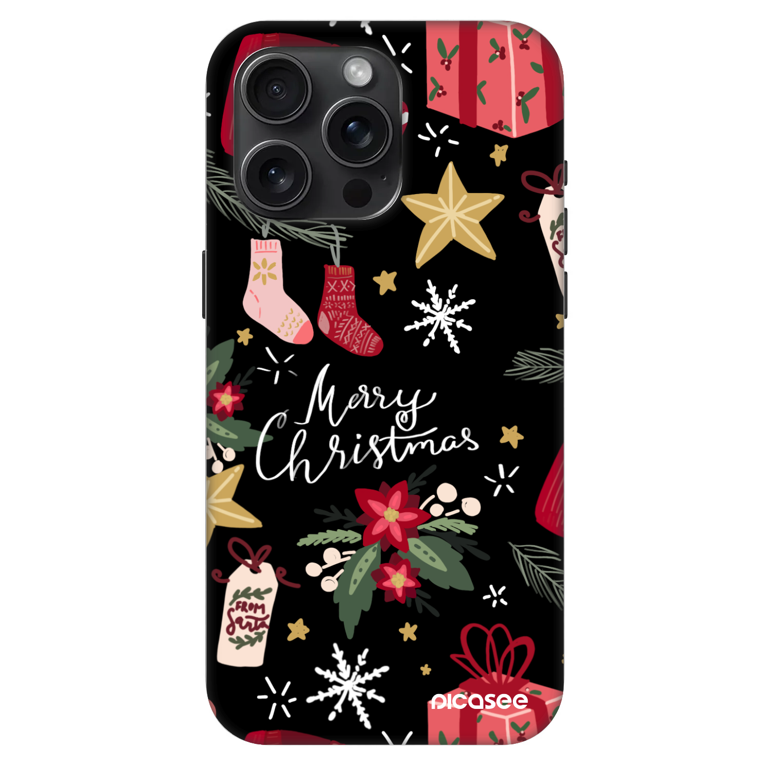 Picasee Fashion Case MagSafe pre Apple iPhone 15 Pro Max - Christmas