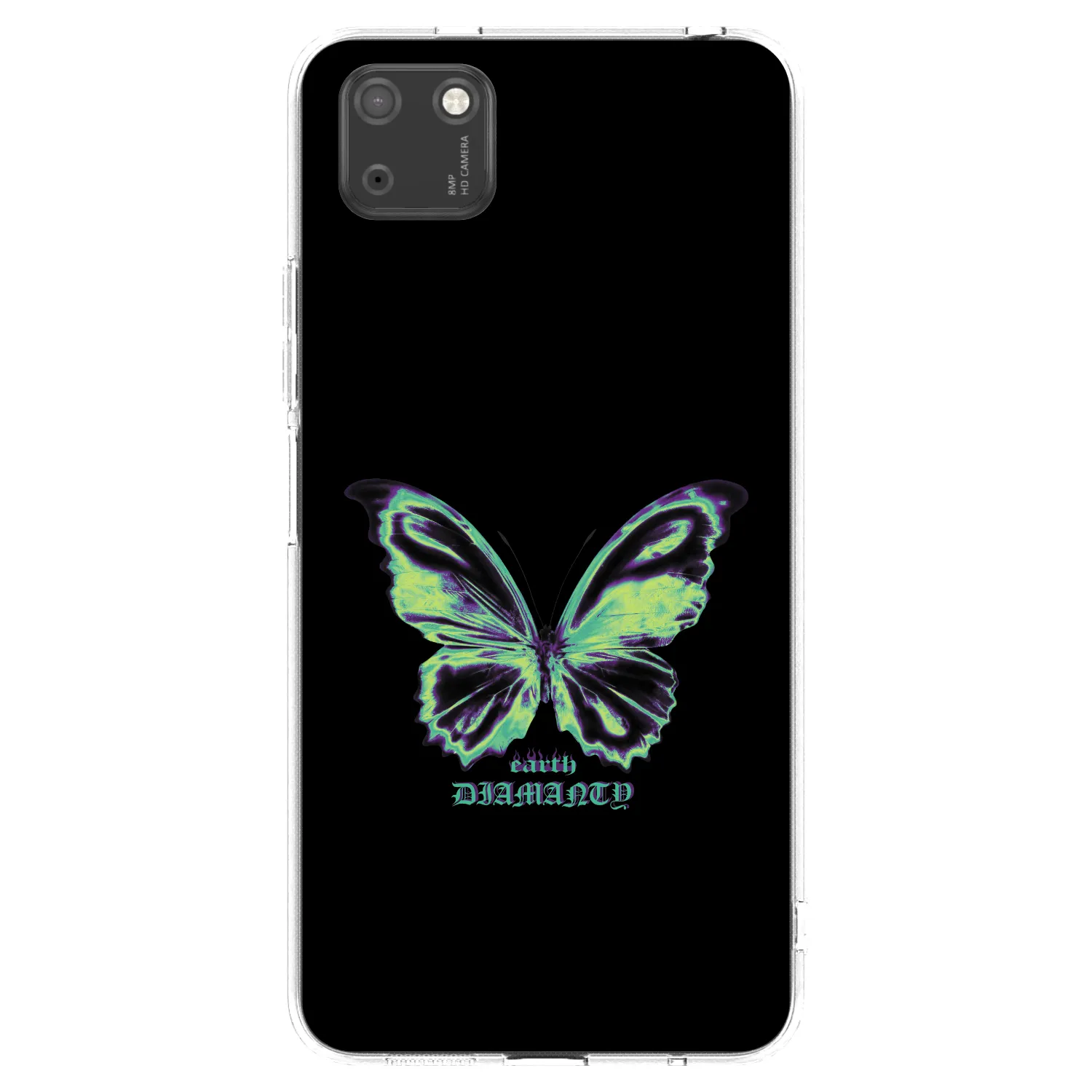 Picasee silikónový prehľadný obal pre Huawei Y5P - Diamanty Blue