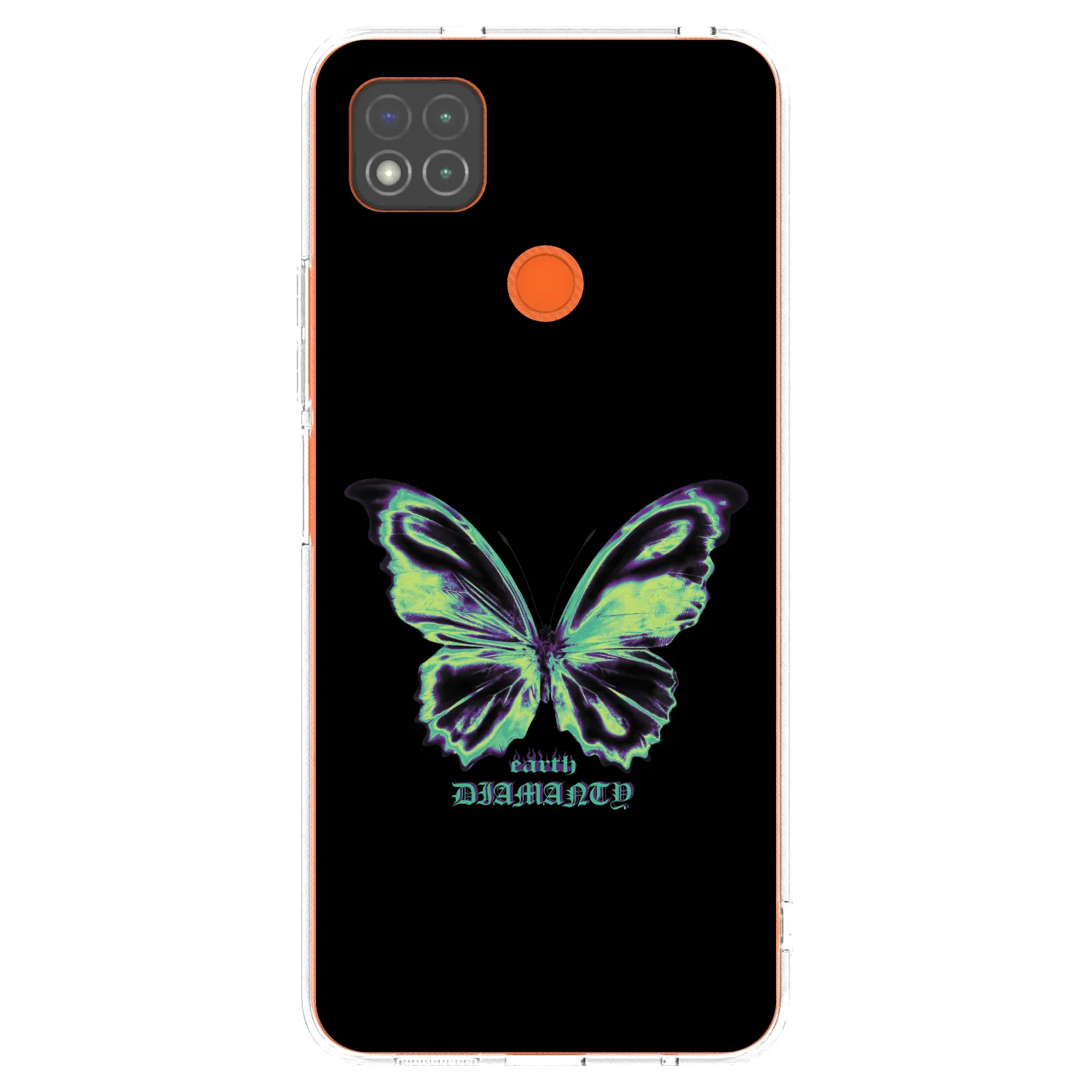 Picasee silikónový prehľadný obal pre Xiaomi Redmi 9C - Diamanty Blue