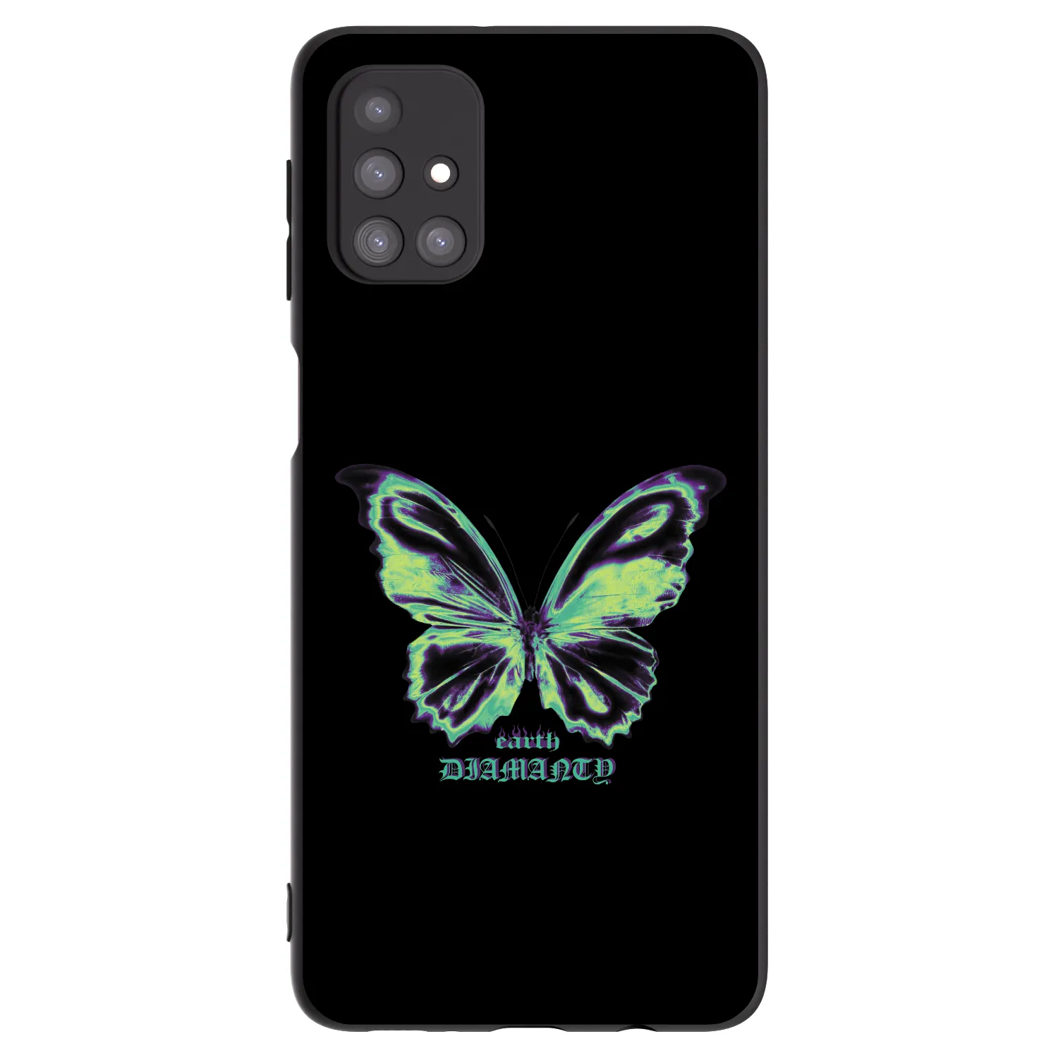 Picasee silikónový čierny obal pre Samsung Galaxy M31s - Diamanty Blue