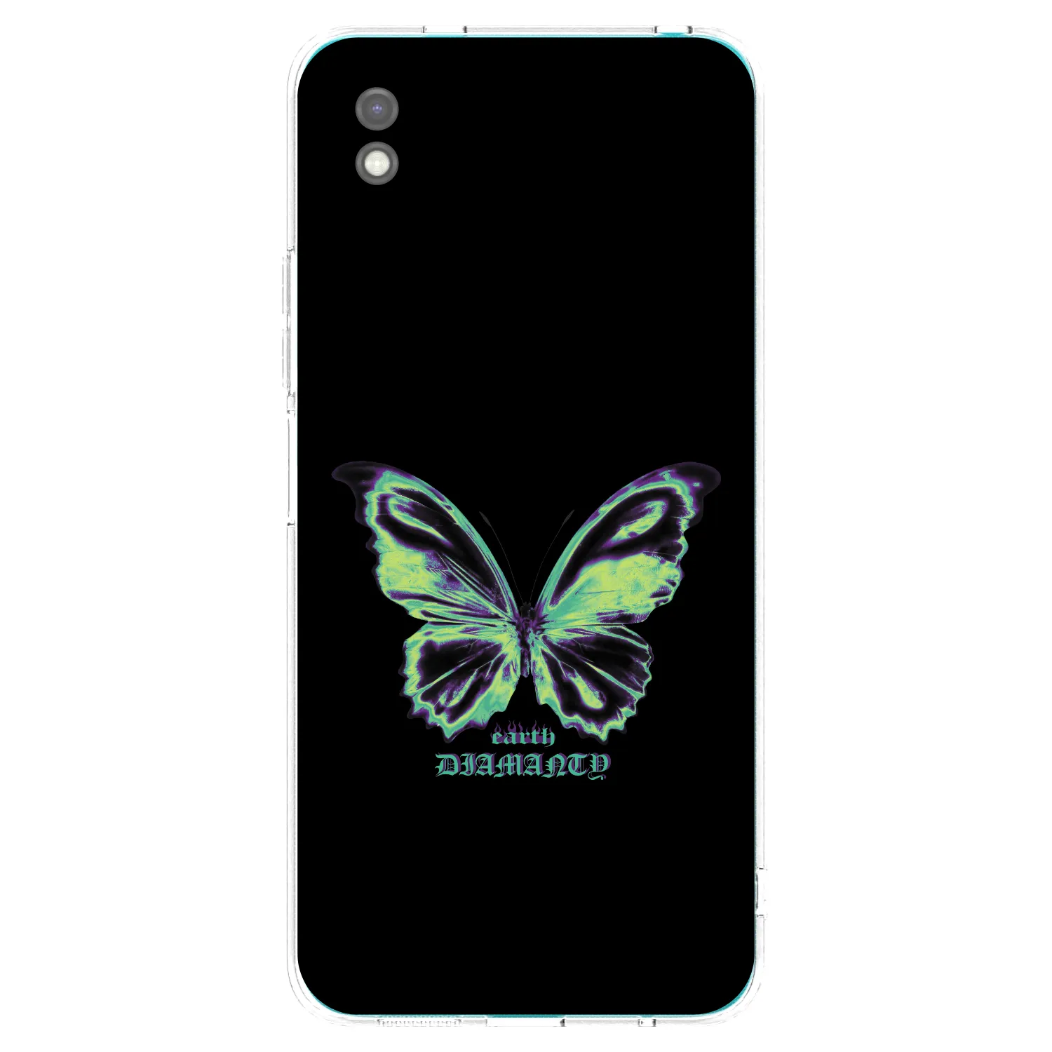 Picasee silikónový čierny obal pre Xiaomi Redmi 9A - Diamanty Blue