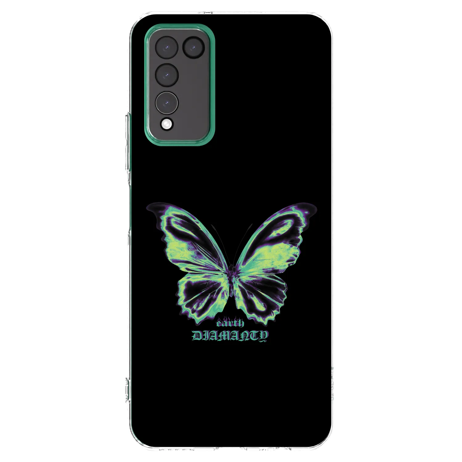 Picasee silikónový prehľadný obal pre Honor 10X Lite - Diamanty Blue