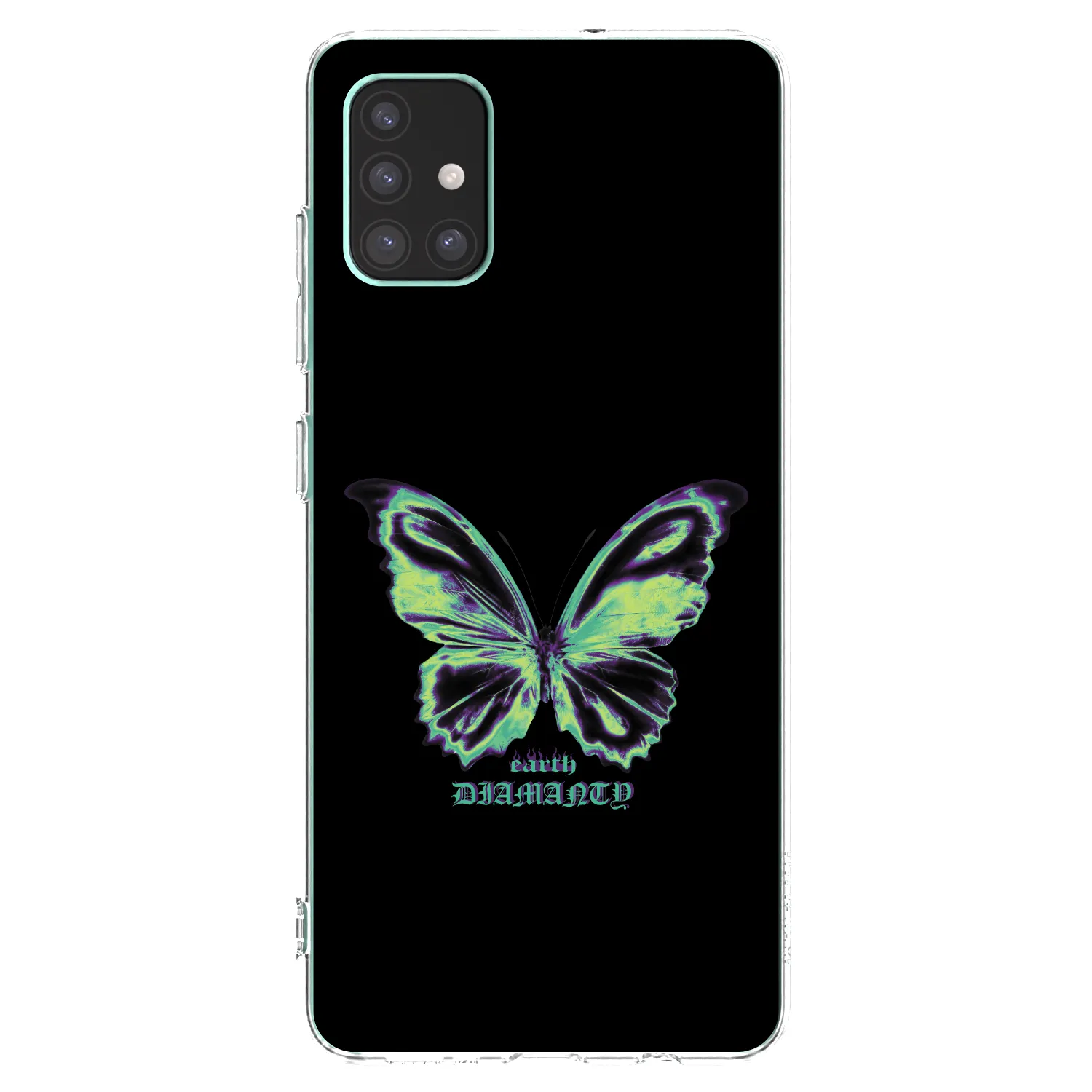 Picasee silikónový prehľadný obal pre Samsung Galaxy M51 M515F - Diamanty Blue