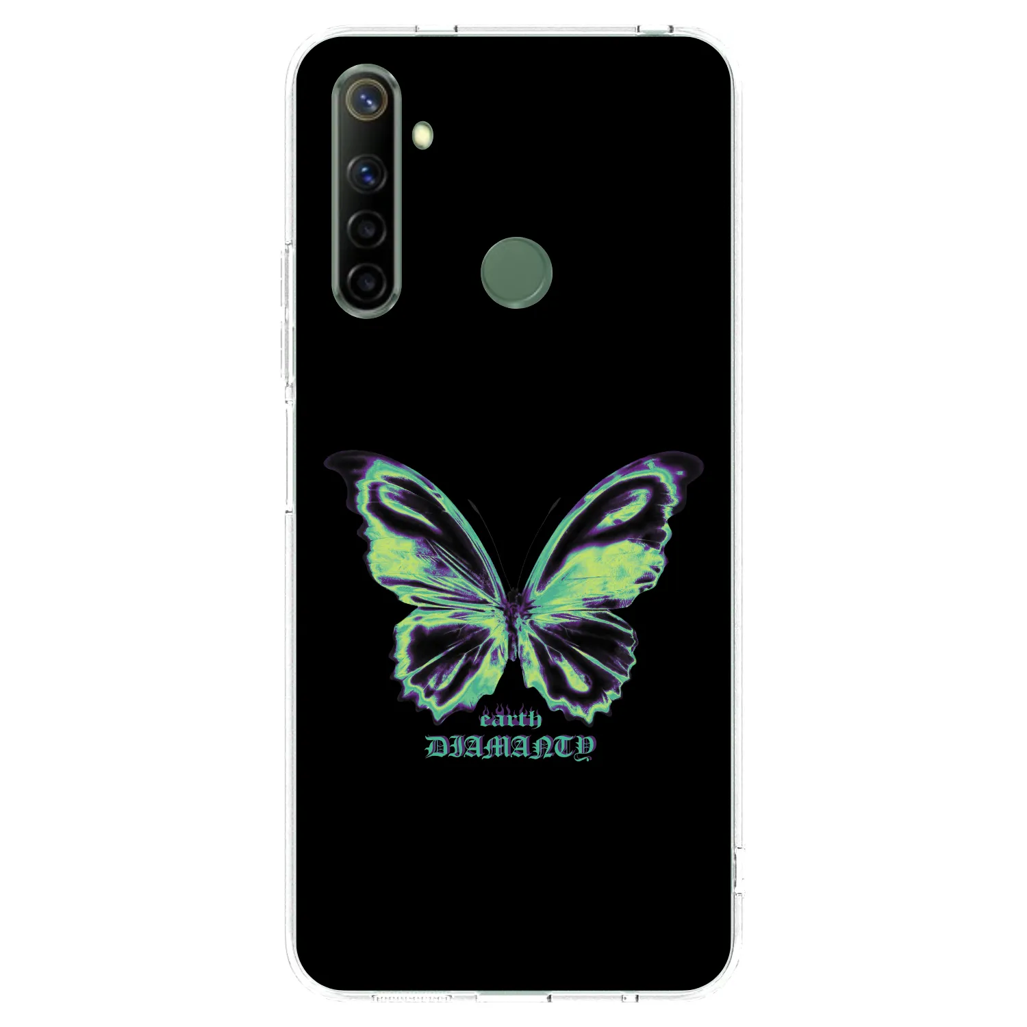 Picasee silikónový prehľadný obal pre Realme 6i - Diamanty Blue