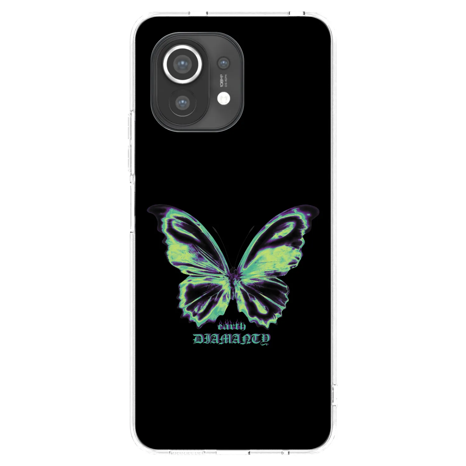 Picasee silikónový prehľadný obal pre Xiaomi Mi 11 - Diamanty Blue