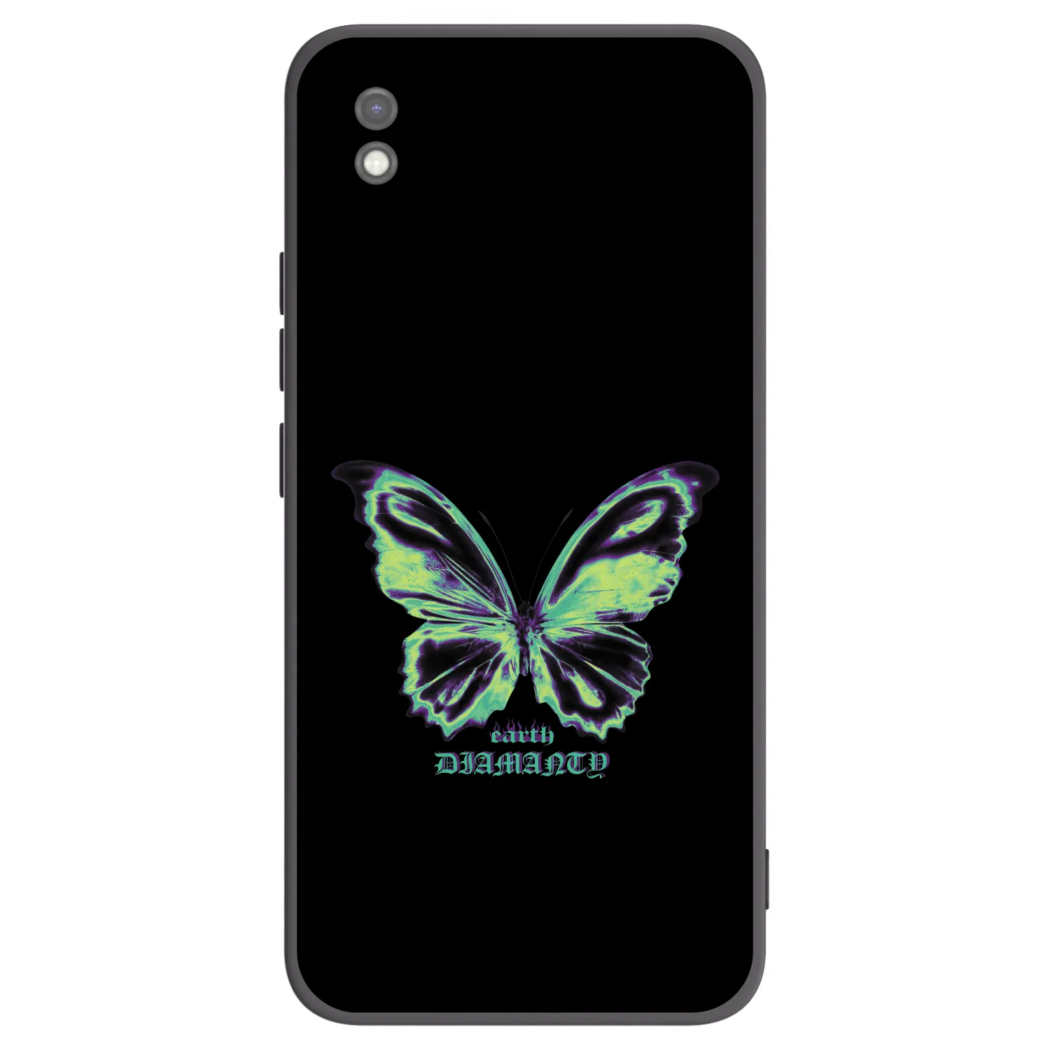 Picasee silikónový čierny obal pre Xiaomi Redmi 9AT - Diamanty Blue