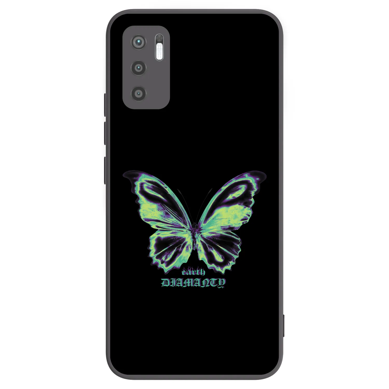 Picasee silikónový čierny obal pre Xiaomi Redmi Note 10 5G - Diamanty Blue