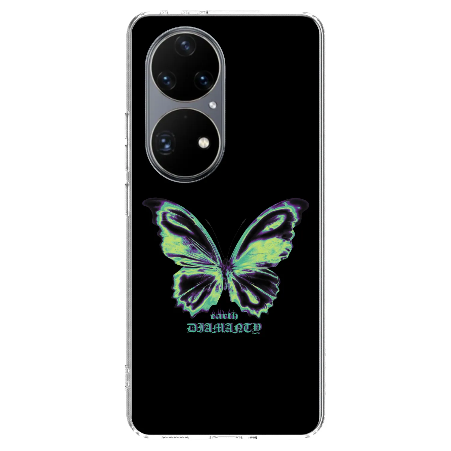 Picasee silikónový prehľadný obal pre Huawei P50 - Diamanty Blue
